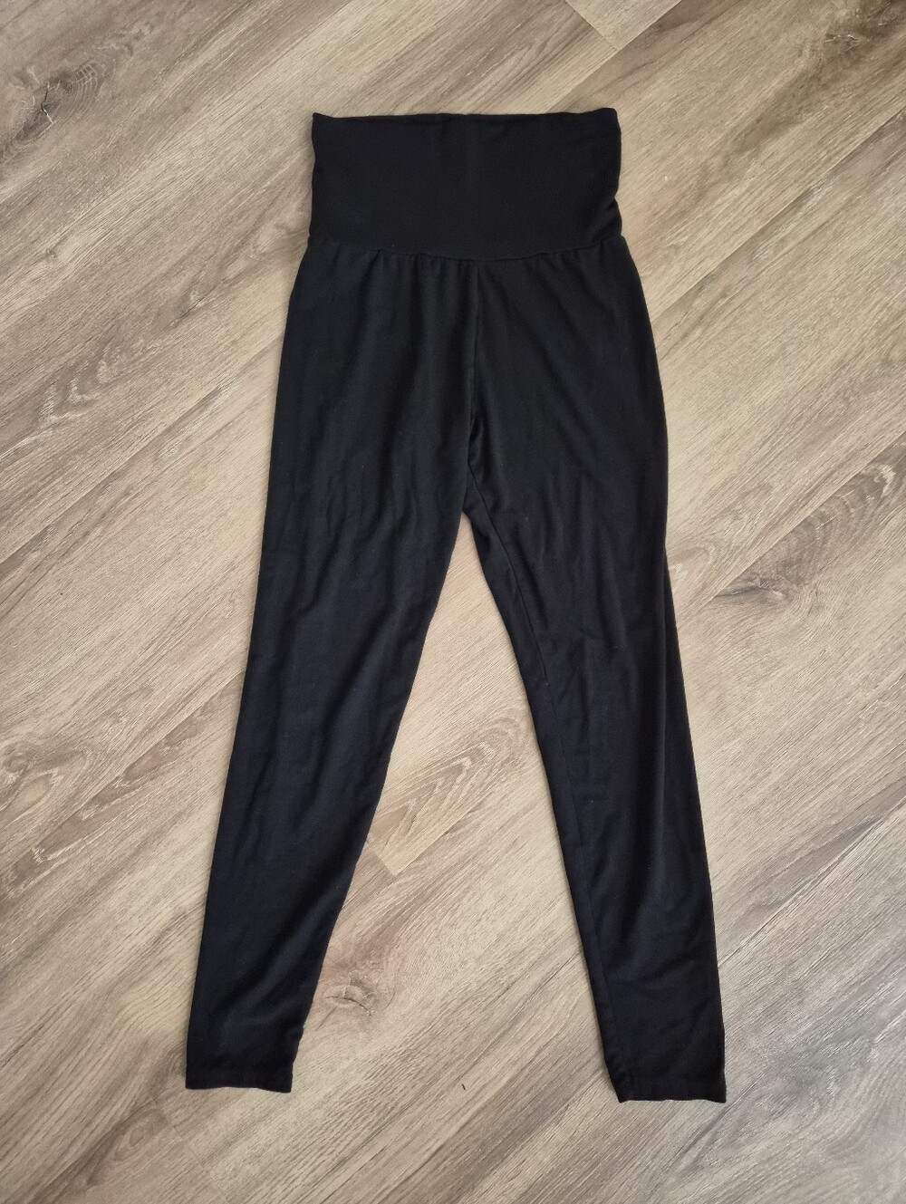Hatch Black High-Rise Maternity Lounge Pants Small